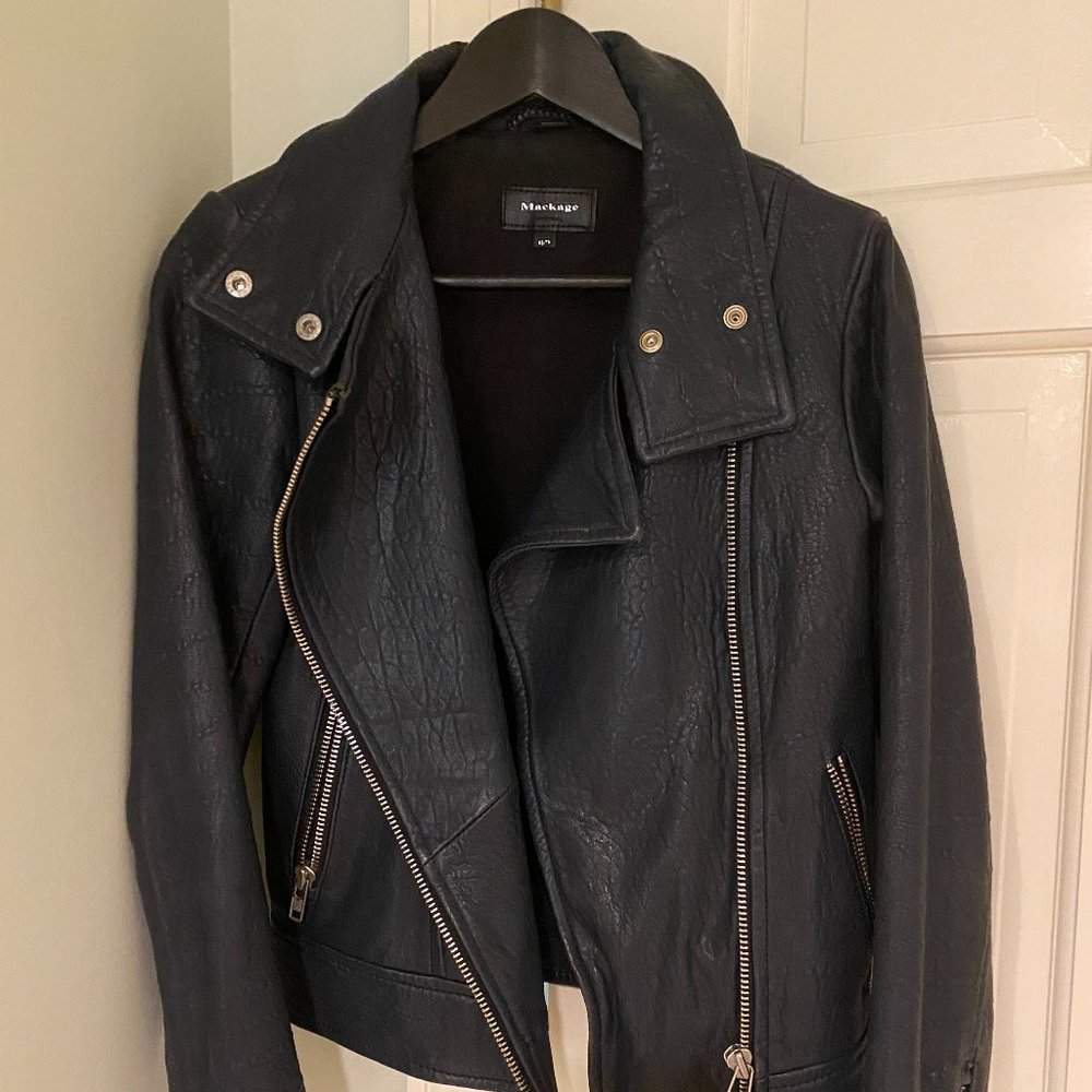 Mackage Leather Moto Jacket